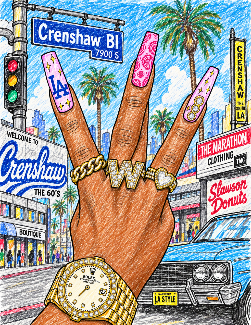 Color Me West Coast Adult Coloring Book #1