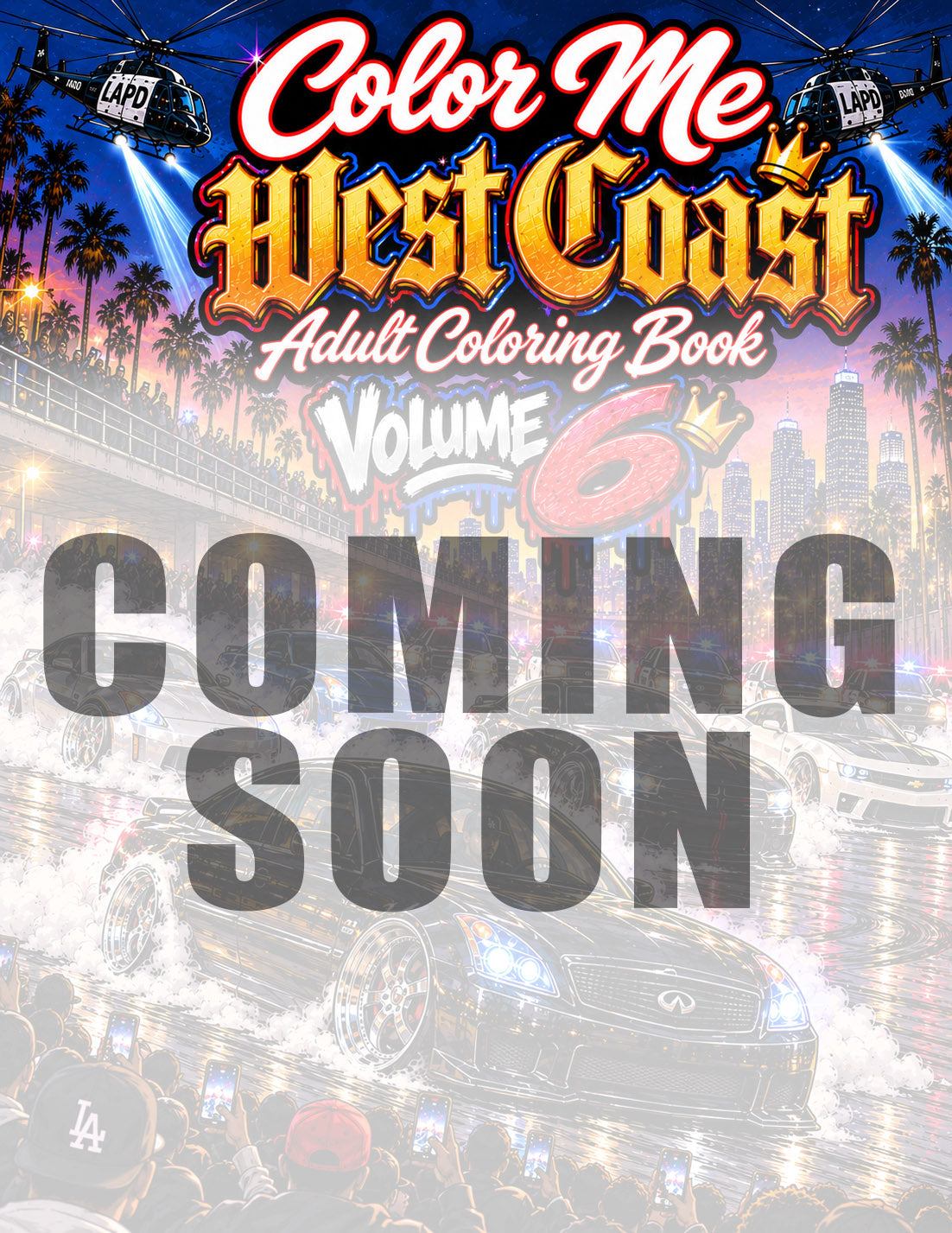 Color Me West Coast Adult Coloring Book #6