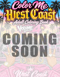 Color Me West Coast Adult Coloring Book #4