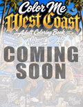 Color Me West Coast Adult Coloring Book #2