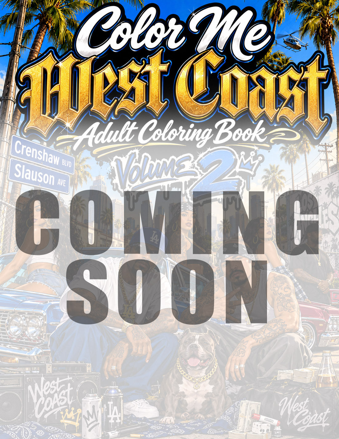 Color Me West Coast Adult Coloring Book #2